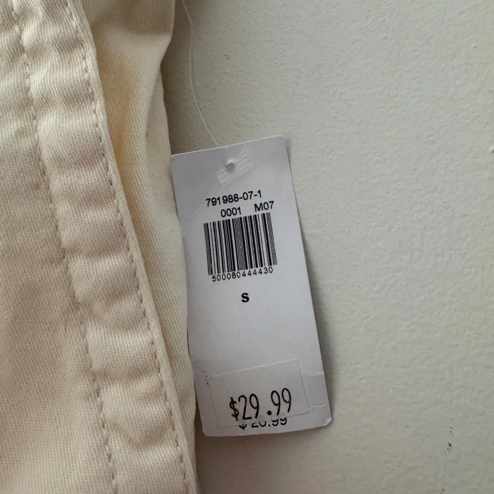 Old Navy Cream‎ Everyday Shorts Cotton Stretchy Waist